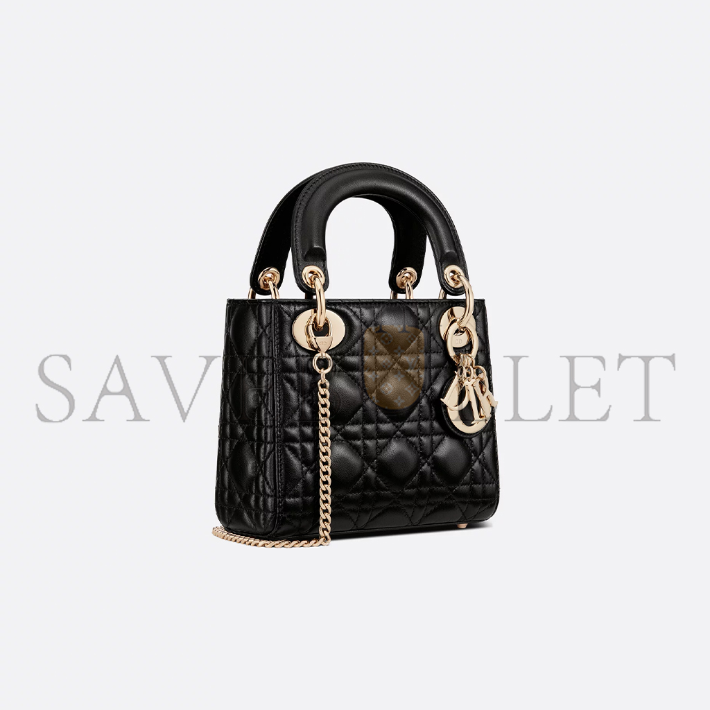 DIOR MINI LADY DIOR BAG M0505ONGE (17*15*7cm)